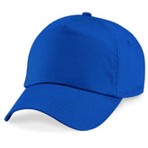 Beechfield - B10B Blue Baseball Cap - Sun Hat, Sports Cap, Boy's Cap, Girl's Cap, Sun Hat, Sports Hat - 100% Cotton Twill Unisex Kid's Cap